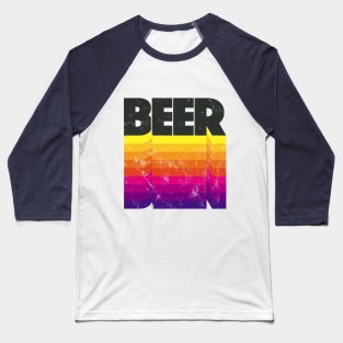 Beer Retro Style by Treaja Baseball T-Shirt